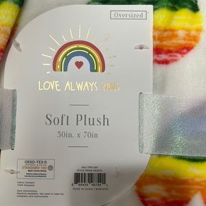 Oversized Plush Pride Blanket